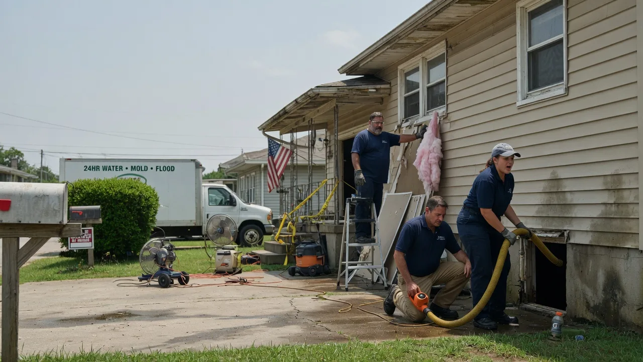 Water Damage Repair in Clarita, OK near me